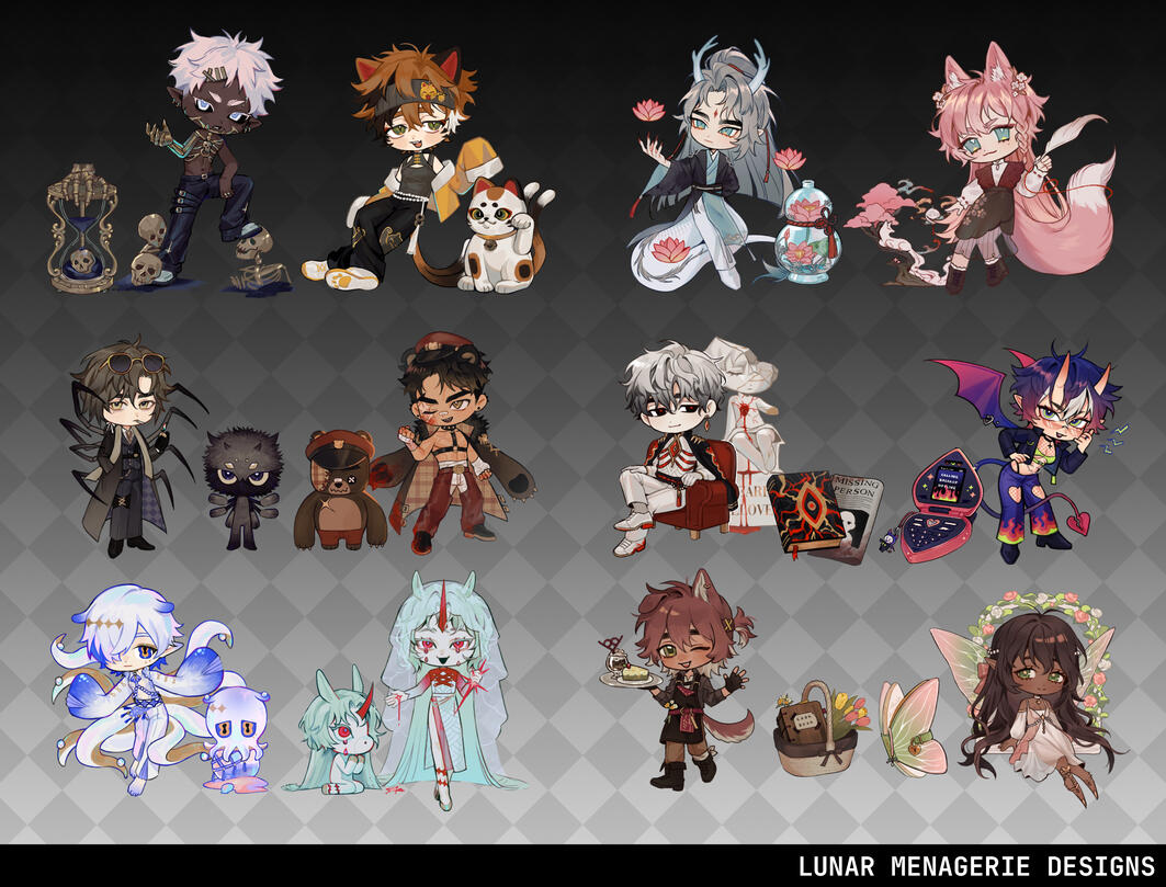 Lunar Menagerie Designs 2024-2025 Lunar Menagerie Designs 2024-2025